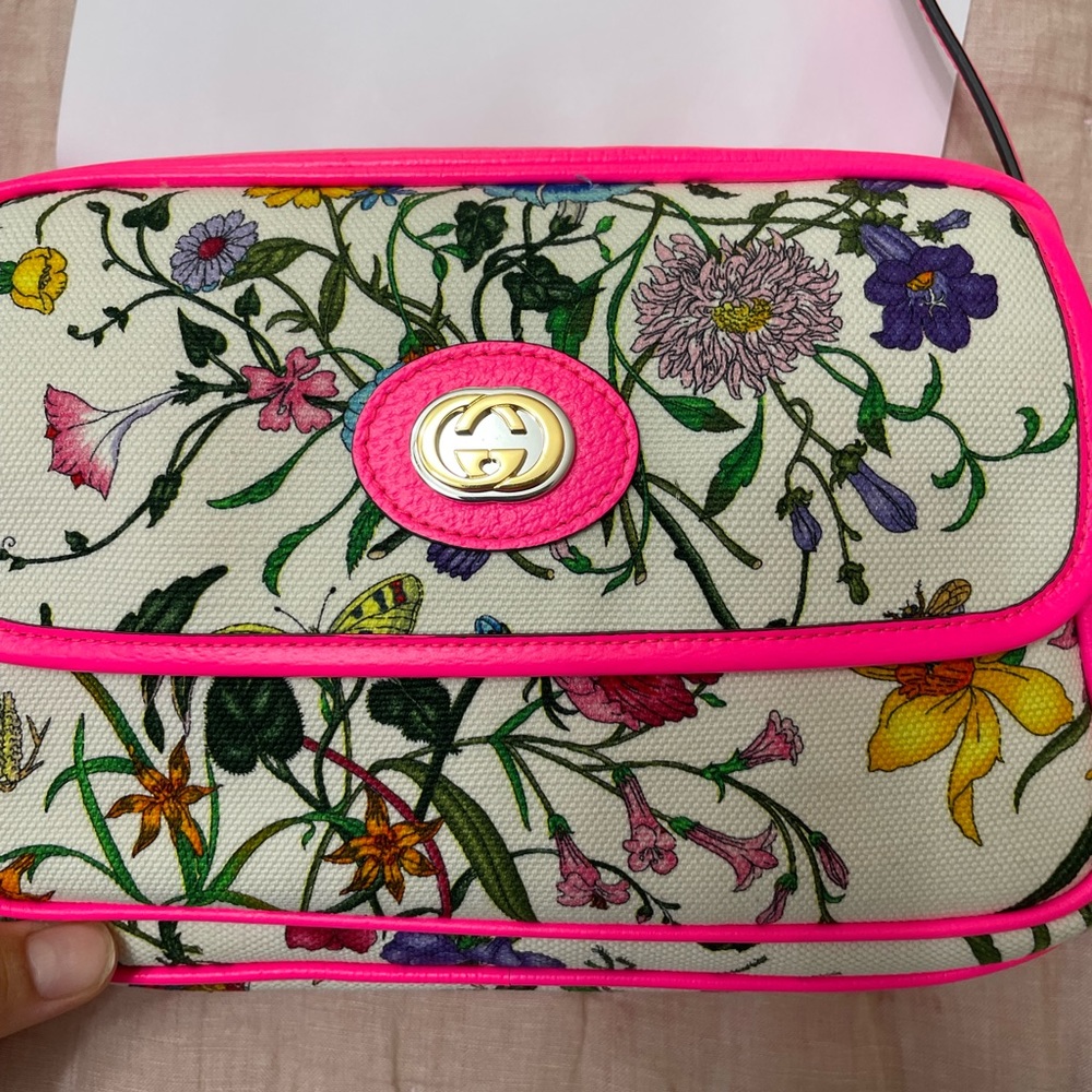 Gucci floral cross body